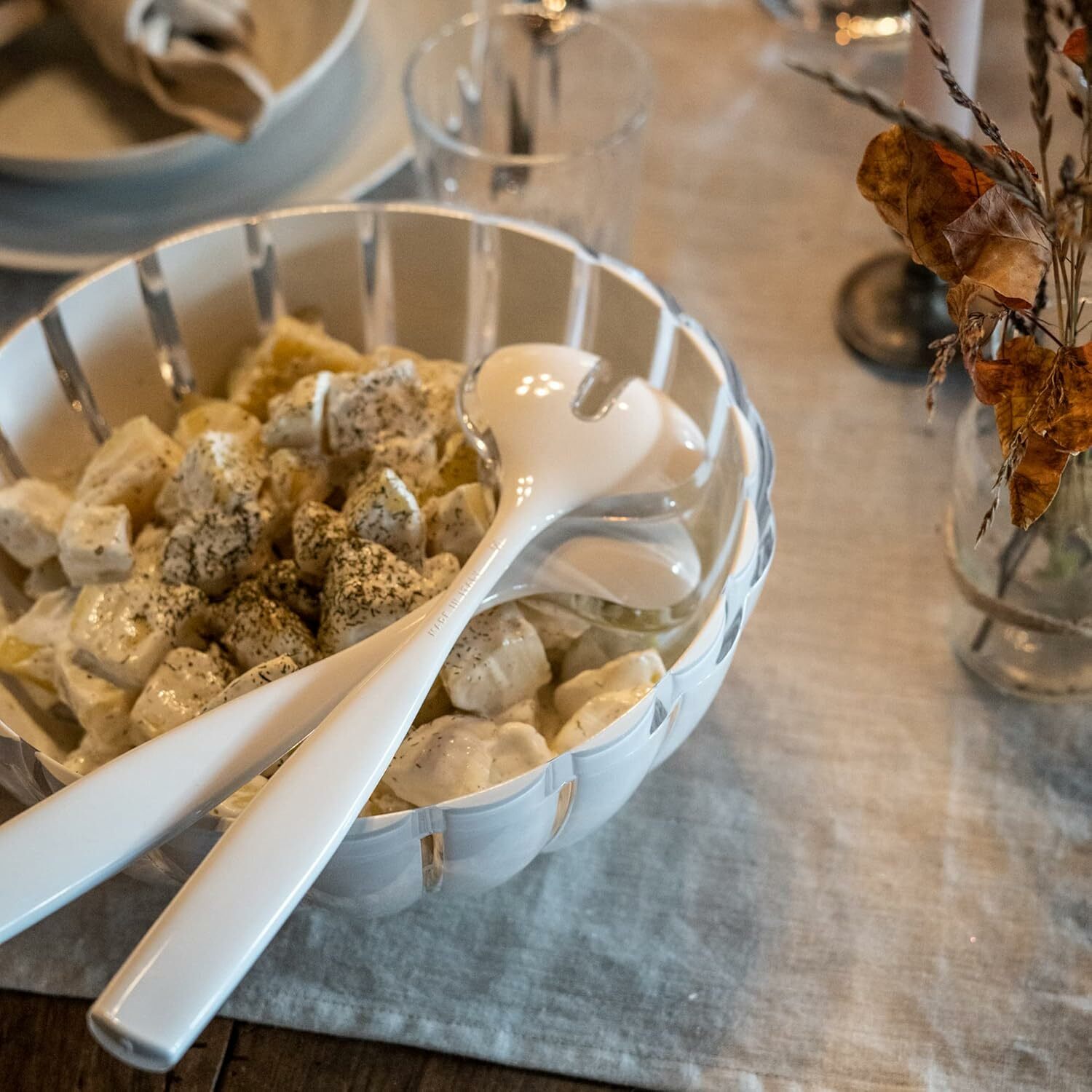 GUZZINI GRACE  - SALAD SERVERS (Sand, Sea Blue, Sky Grey, Transparent Red, Transparent)