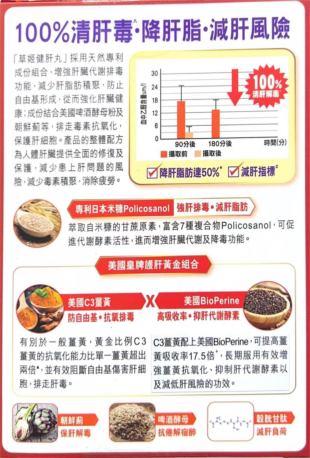 草姬 - 健肝丸 30粒