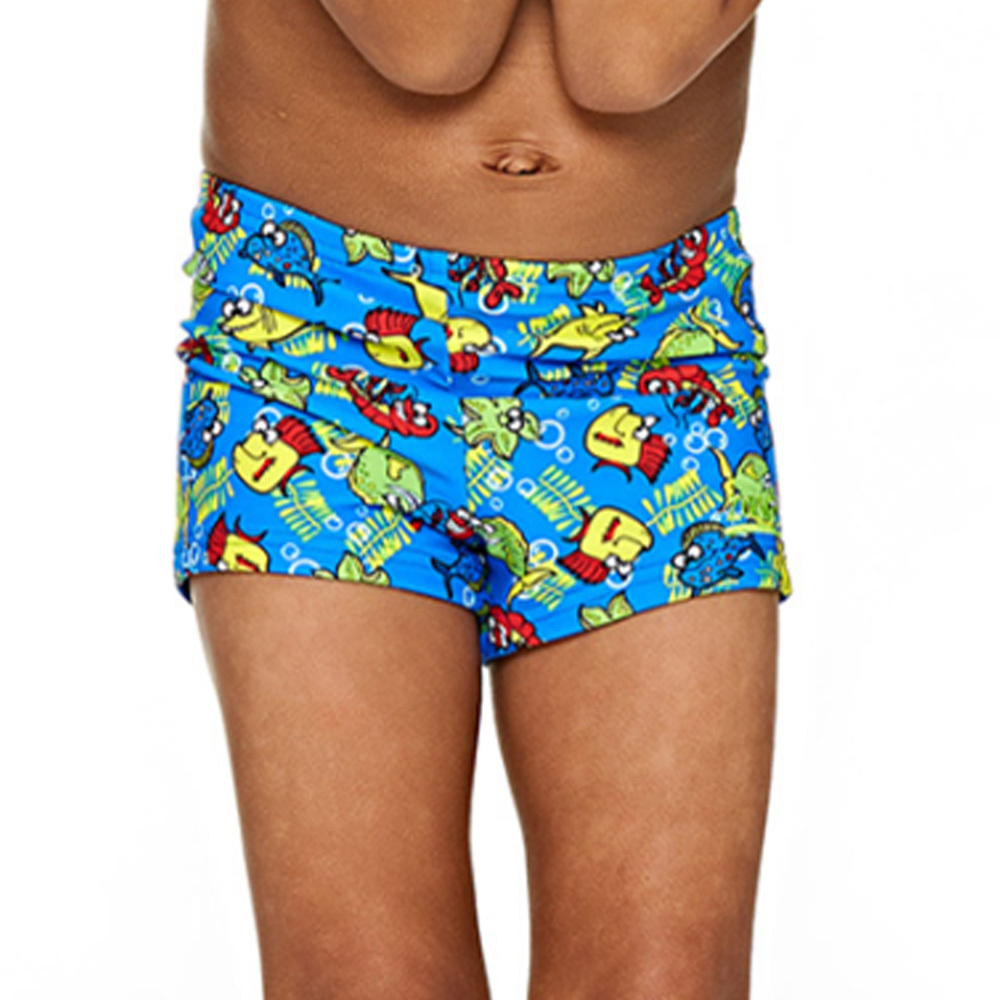 ZOGGS 幼童《魚世界》四角泳褲