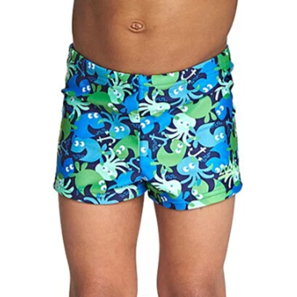 ZOGGS 幼童《歡樂魚派對》環保四角泳褲