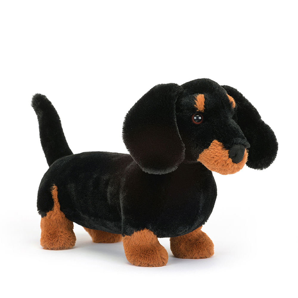 Jellycat Freddie Sausage Dog 臘腸狗-黑色 (17cm)