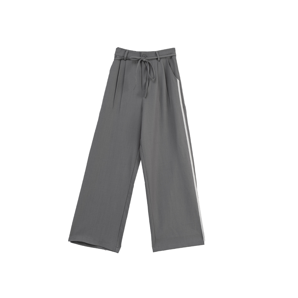 Trousers with contrasting webbing on the side S/M【04101878】in stock+pre-order