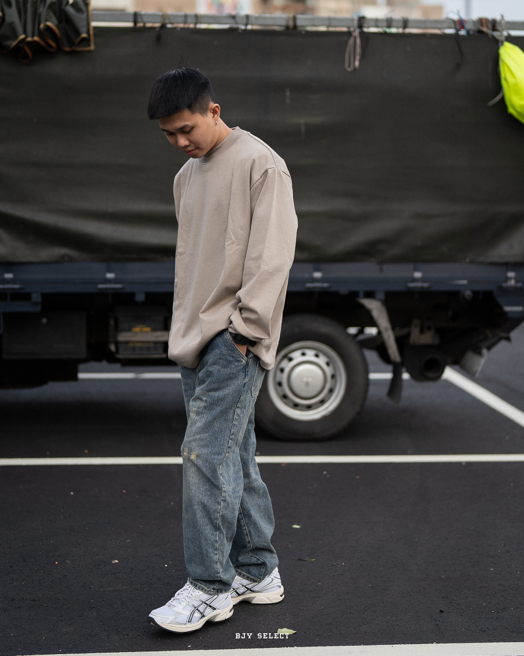 #預購 Tailor collection 日系 復古 刷破單寧牛仔褲