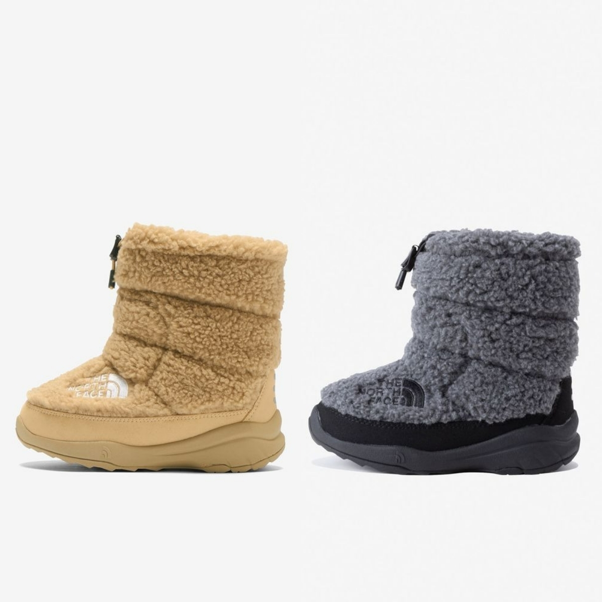 預購┃日本 THE NORTH FACE Nuptse Bootie VII Fleece Kids 中童 小孩 毛毛 保暖 長靴