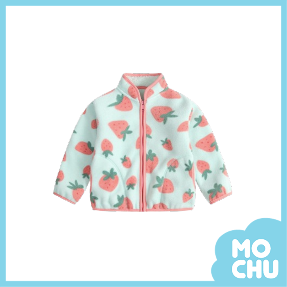 滿滿草莓加絨搖粒絨外套