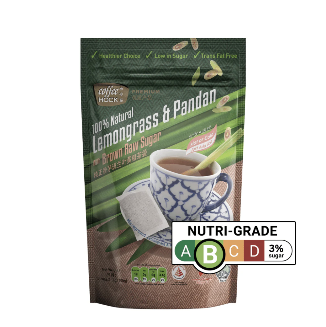 Coffee Hock 100% 純正香茅斑蘭葉黃糖茶