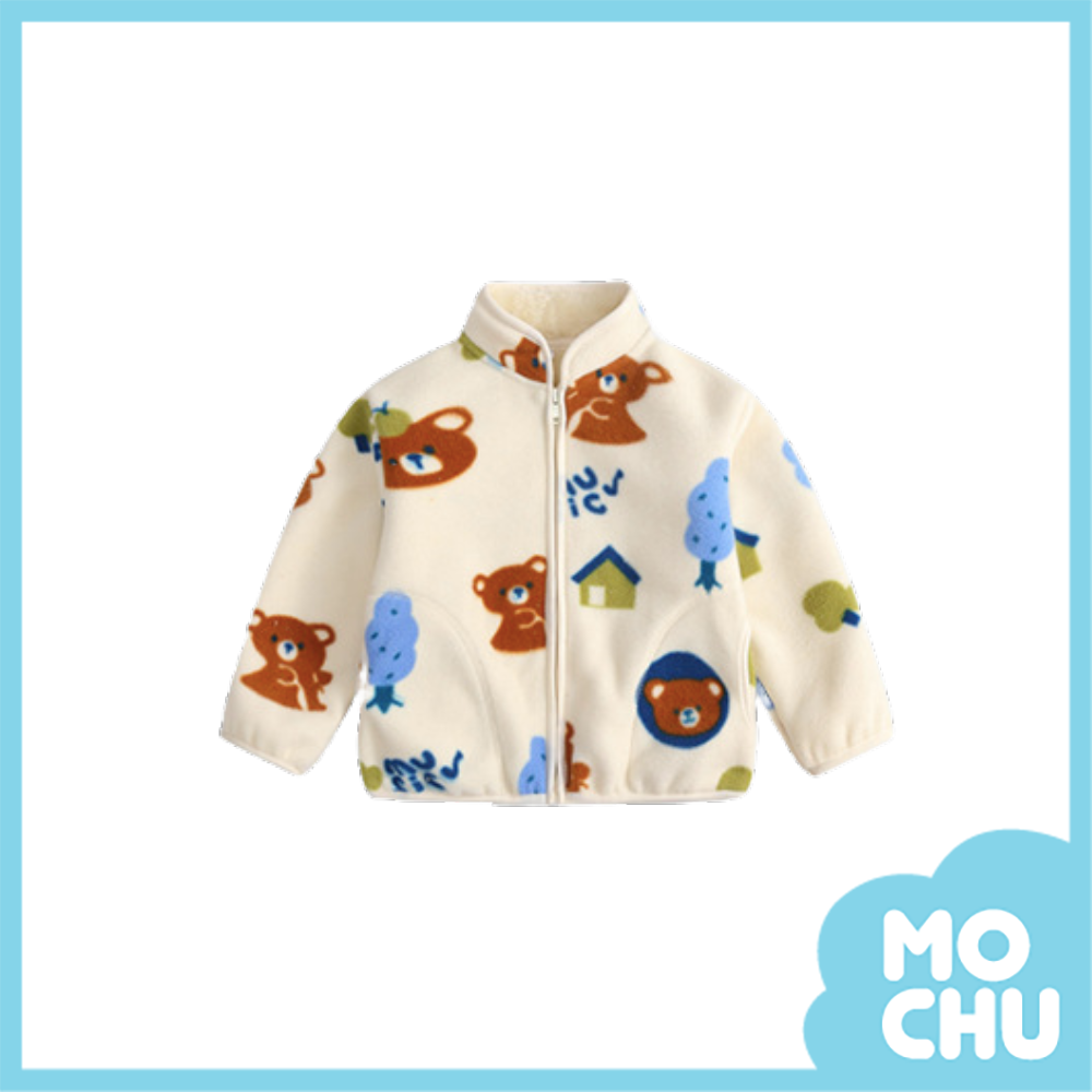 小熊森林加絨搖粒絨外套