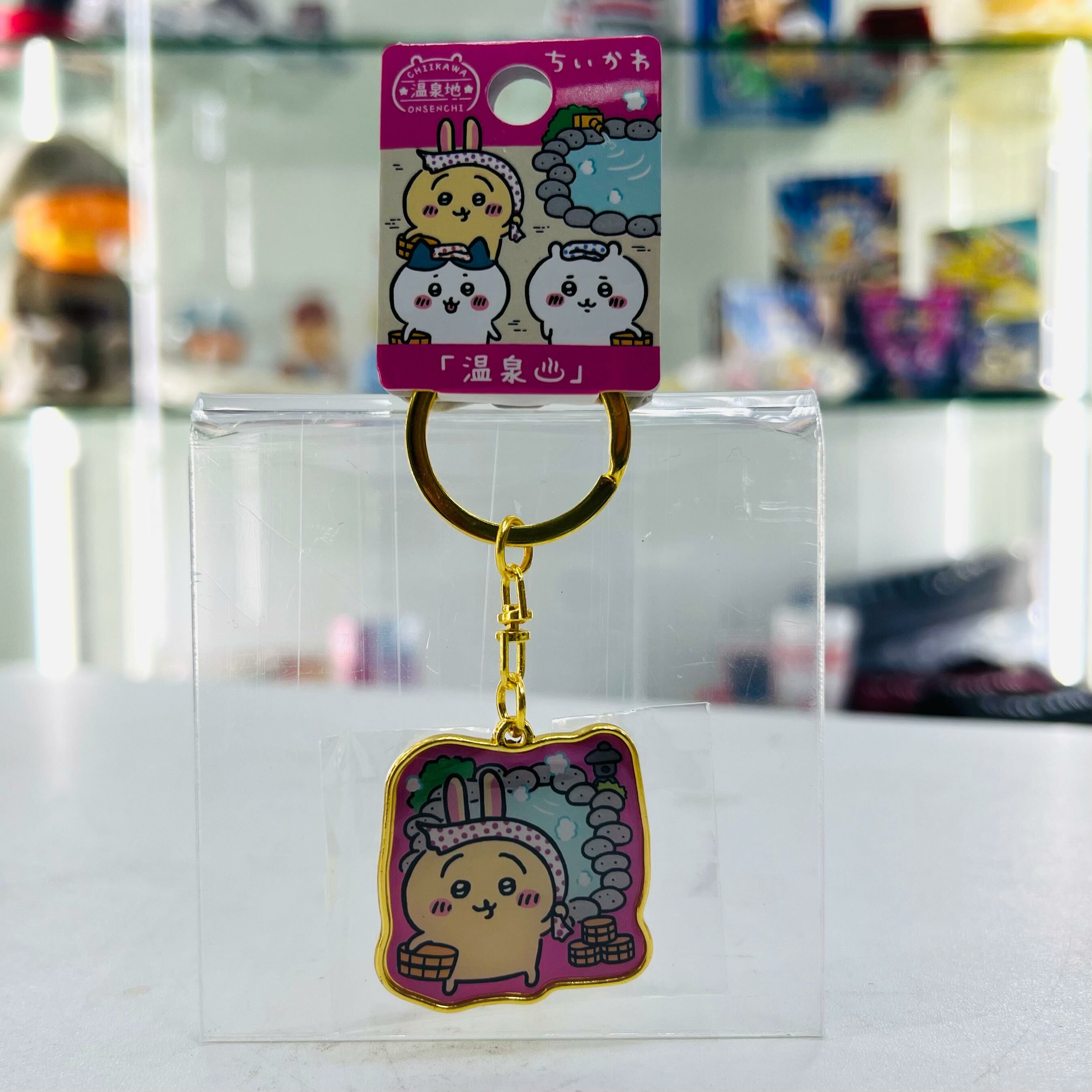 Chiikawa keychain 溫泉兔子