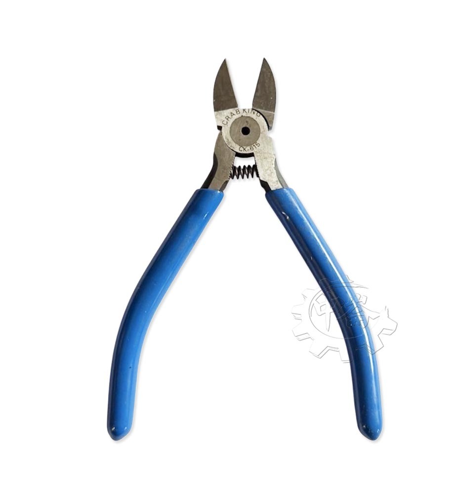 ＊中崙五金【附發票】專業 5" CRAB KING 高級斜口鉗 附絕緣膠柄 超硬合金鋼 台灣製 CK-615
