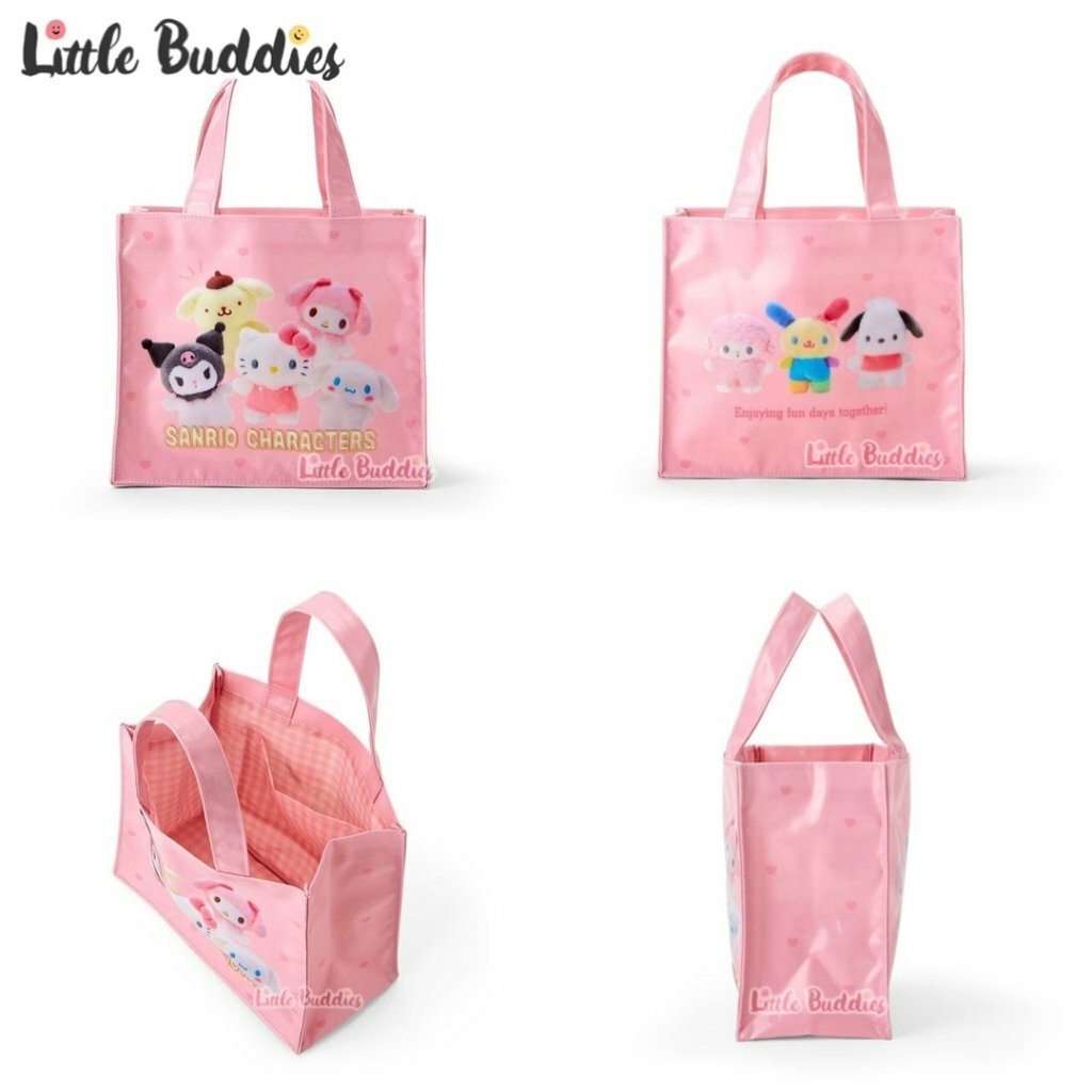 日本 Sanrio Pitatto Friends換裝公仔系列 - 防水防污手提袋