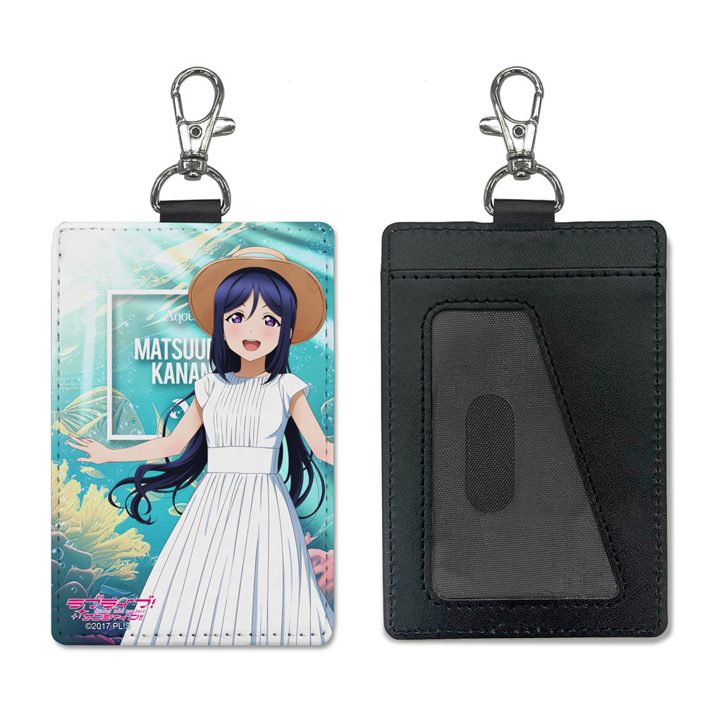 Cospa 1111 描き下ろし 松浦果南 パスケース（ナスカン付き）ソロコンサートver. [ラブライブ！サンシャイン!!]