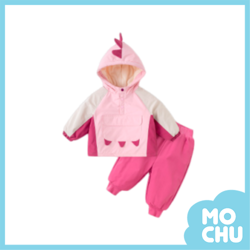 (100cm現貨)小恐龍尖角加絨套裝