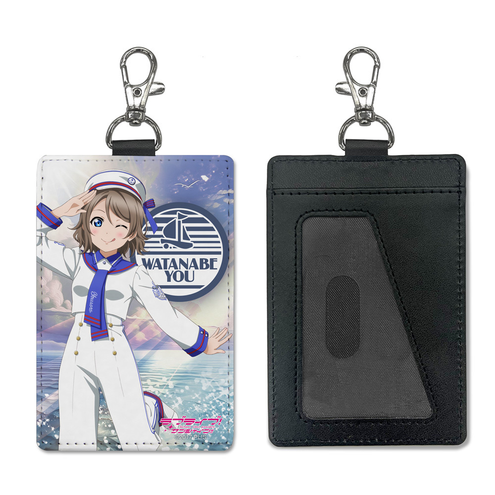 Cospa 1111 描き下ろし 渡辺 曜 パスケース（ナスカン付き）ソロコンサートver. [ラブライブ！サンシャイン!!]