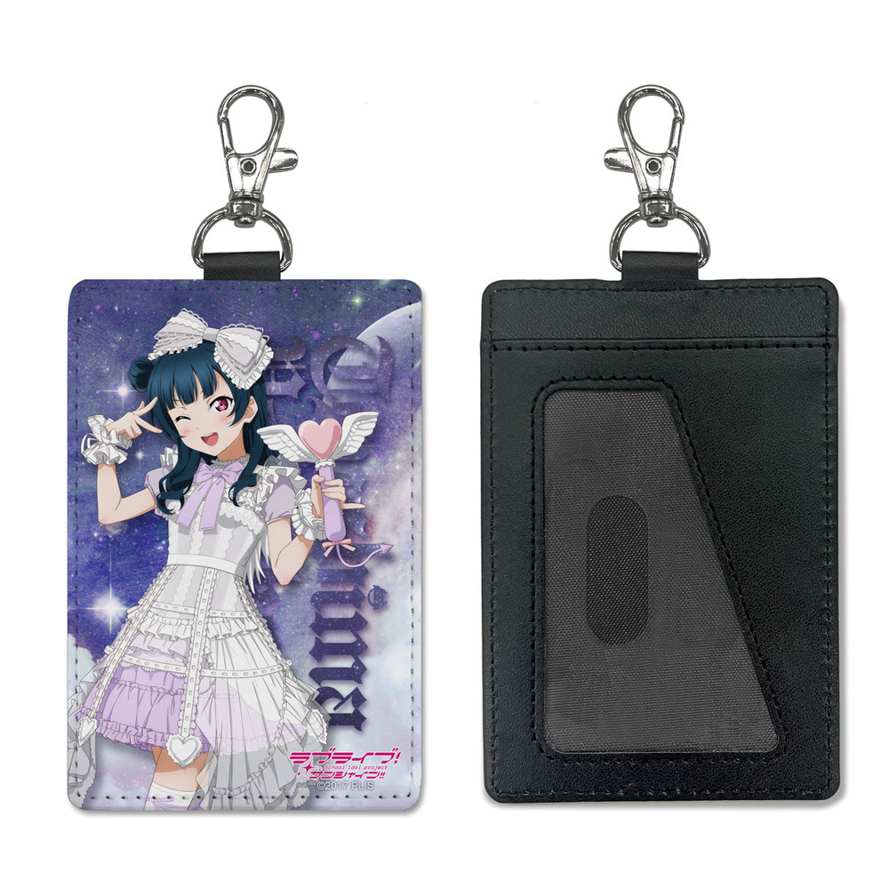 Cospa 1111 描き下ろし 津島善子 パスケース（ナスカン付き）ソロコンサートver. [ラブライブ！サンシャイン!!]