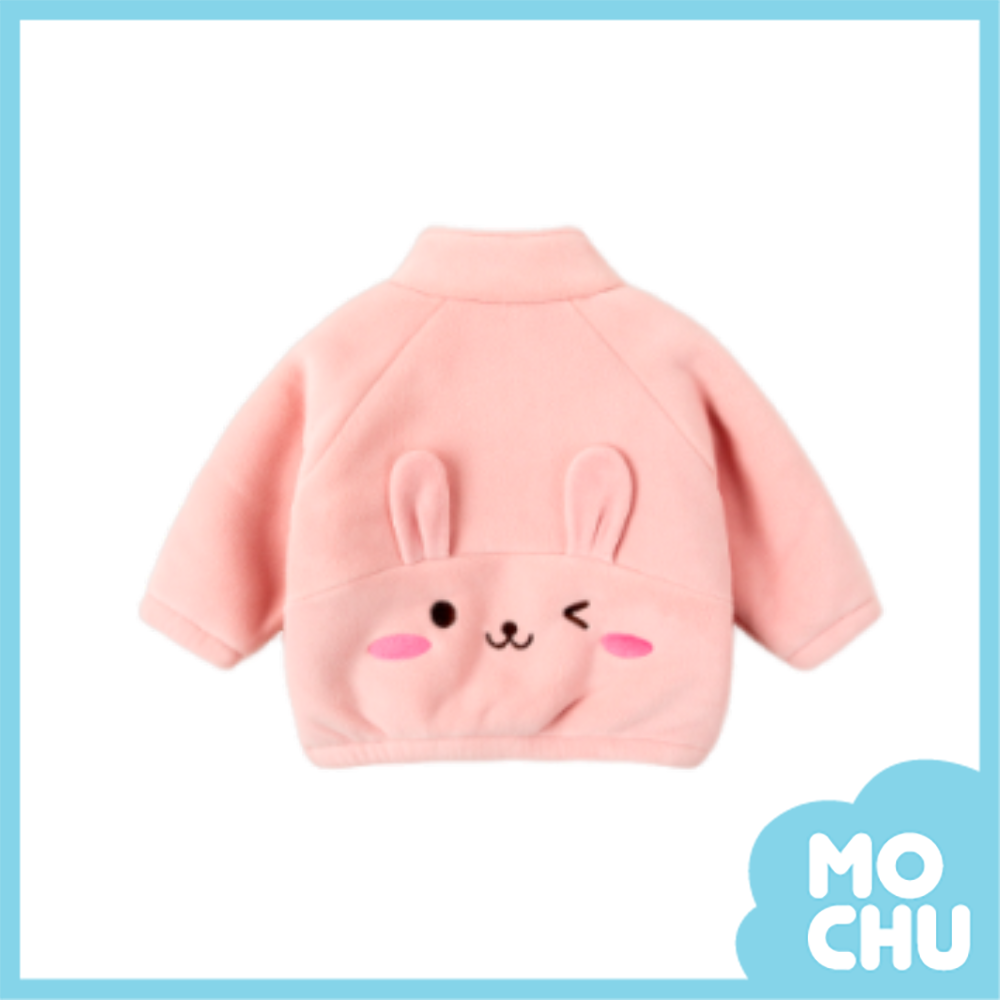 眨眨眼粉兔外套