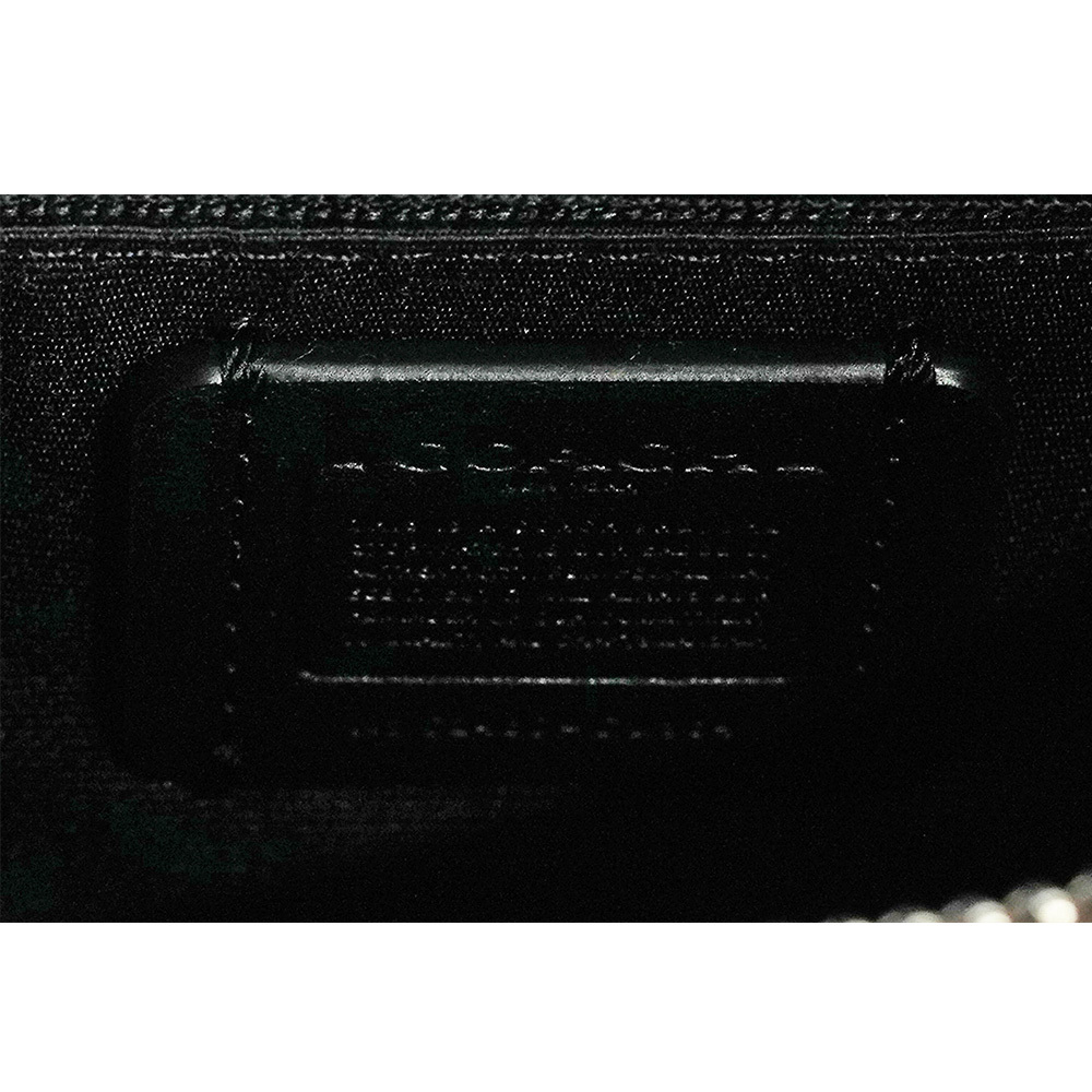 【COACH】Carmen 緹花布及皮革彎月造型迷你二用包(橡木/楓樹棕)CU984 SVS8S