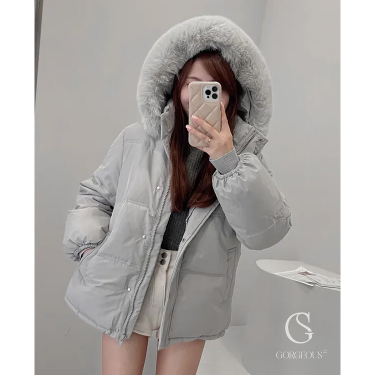 G9359 「限量版！熊毛毛保暖外套」