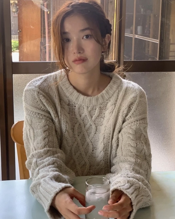 ᴷᴼᴿᴱᴬ 🇰🇷The Barnet 40%羊毛麻花紋針織上衣