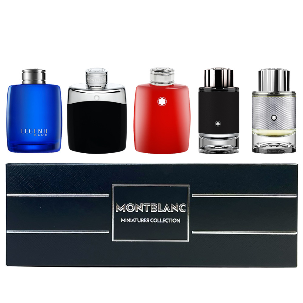 MONT BLANC 萬寶龍 迷你香氛組 (傳奇經典+傳奇烈紅+探尋旅者+極限探尋+傳奇紳藍) 4.5MLx5入