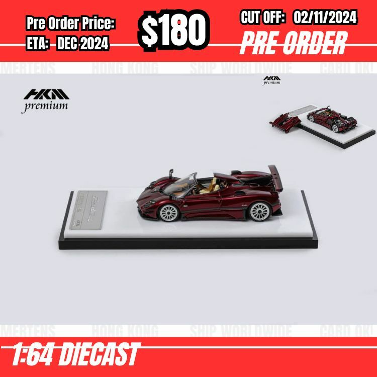HKM 1/64 パガーニ Pagani Zonda 760 Roadster 新品 HKM Premium 1/64 パガーニ ゾンダ Zonda 760 Roadster