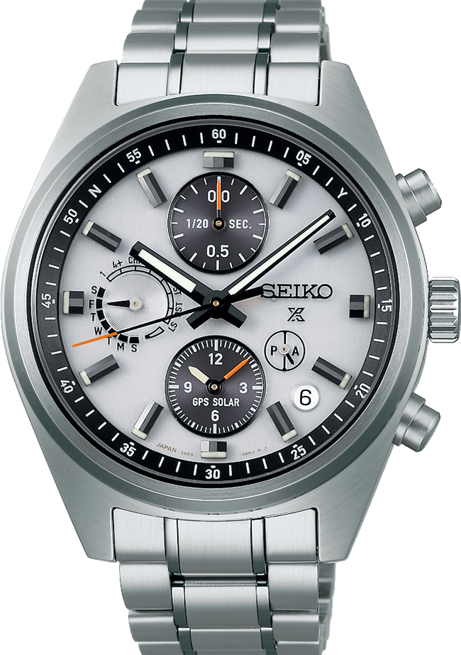 萬年鐘錶 -  Seiko Prospex GPS  太陽能衛星對時不鏽鋼錶帶男錶  SSH165J1 / 5X83-0AH0S 錶徑42MM