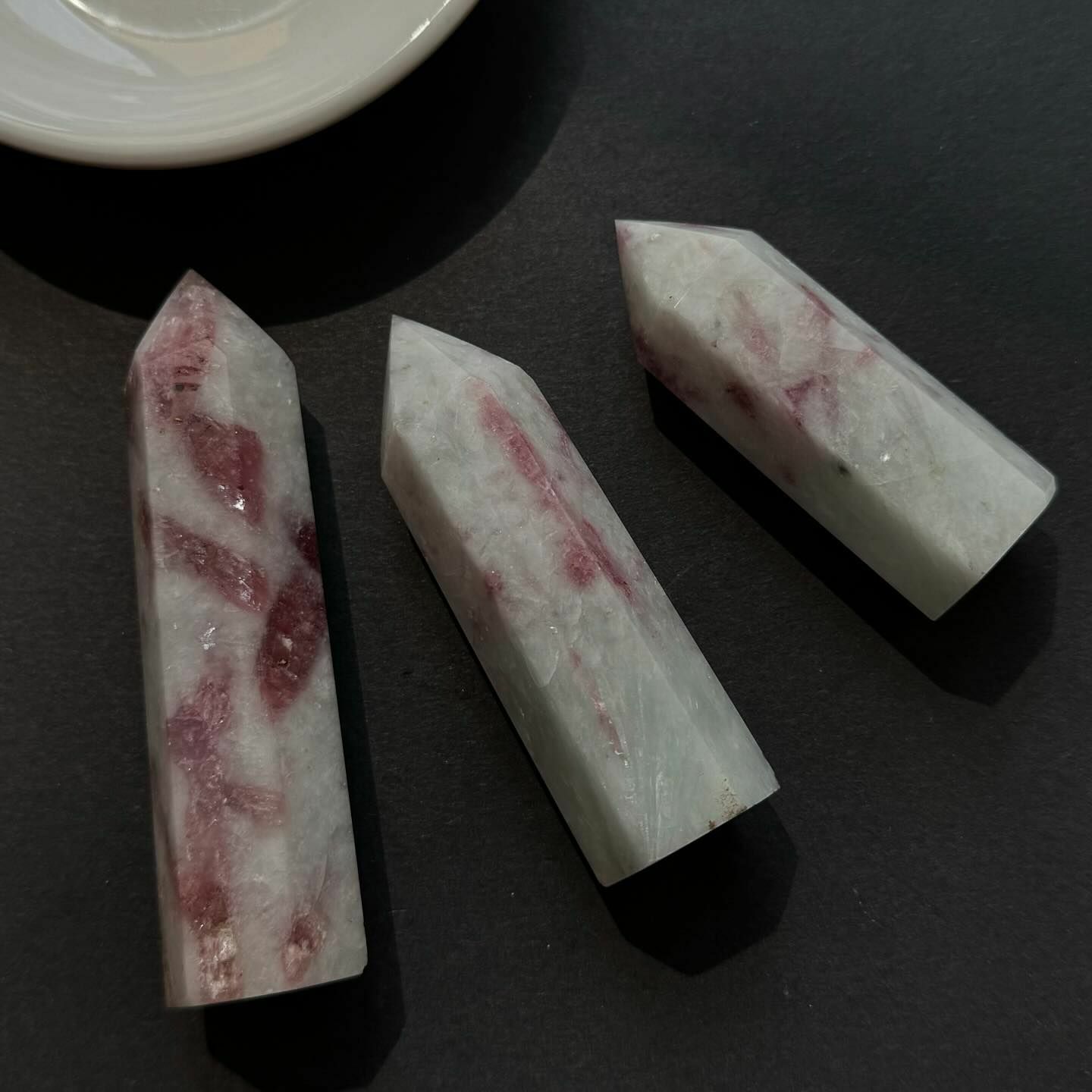 [原石] 粉紅碧璽 水晶柱