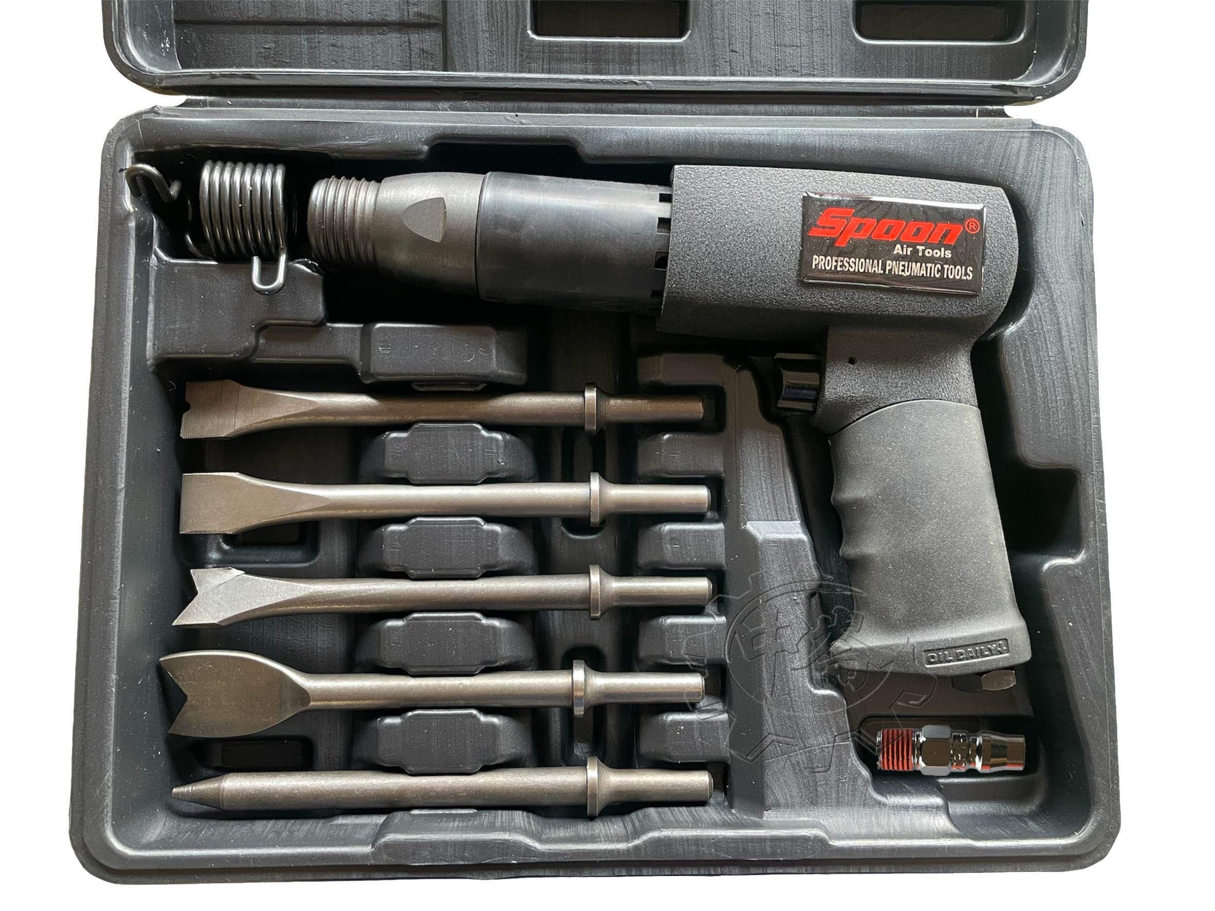 ＊中崙五金【附發票】正SPOON 原廠 氣動鎚 SP-7180 氣動鑿 破壞鎚 全配件組 優惠特價中!!