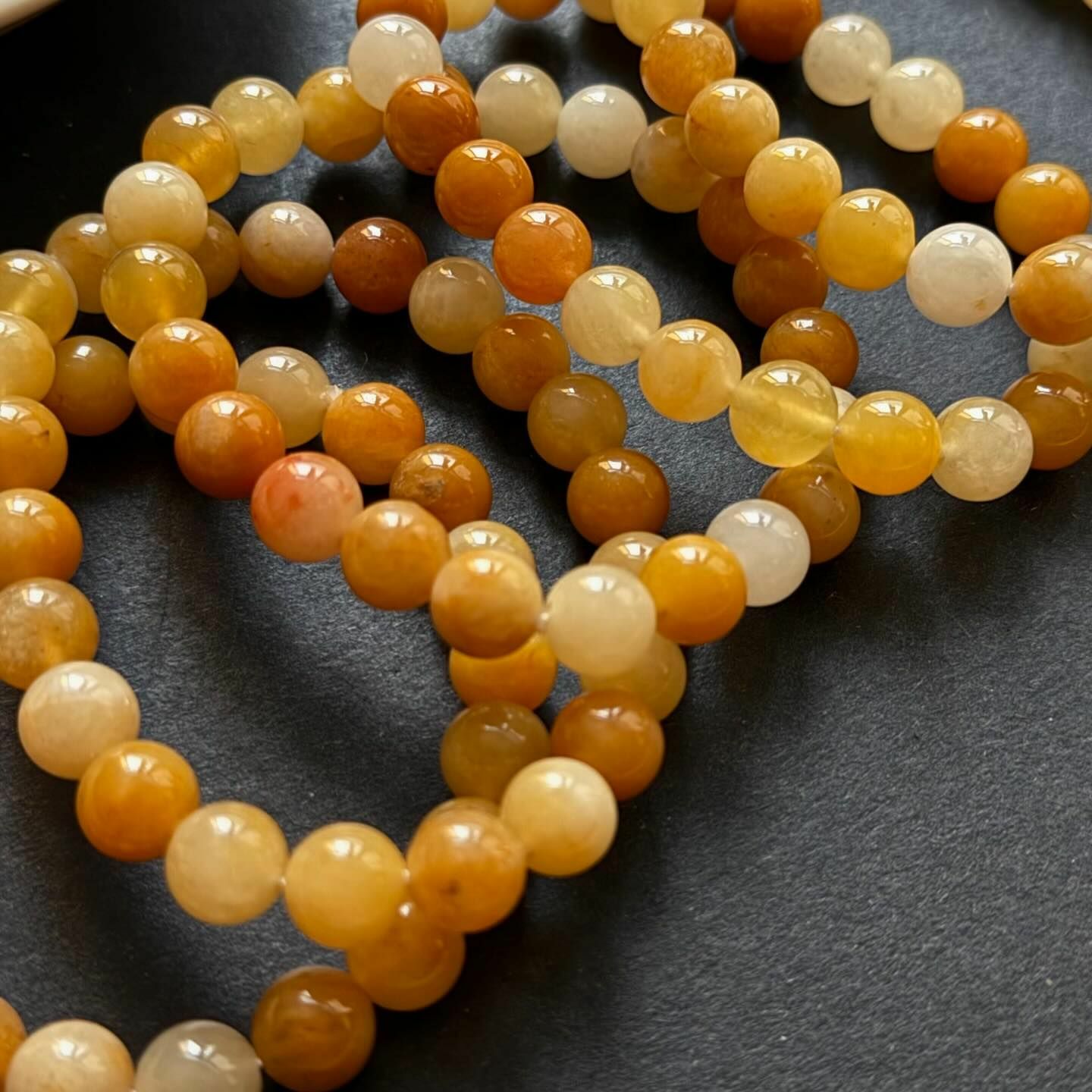 [原石] 黃玉 水晶手串