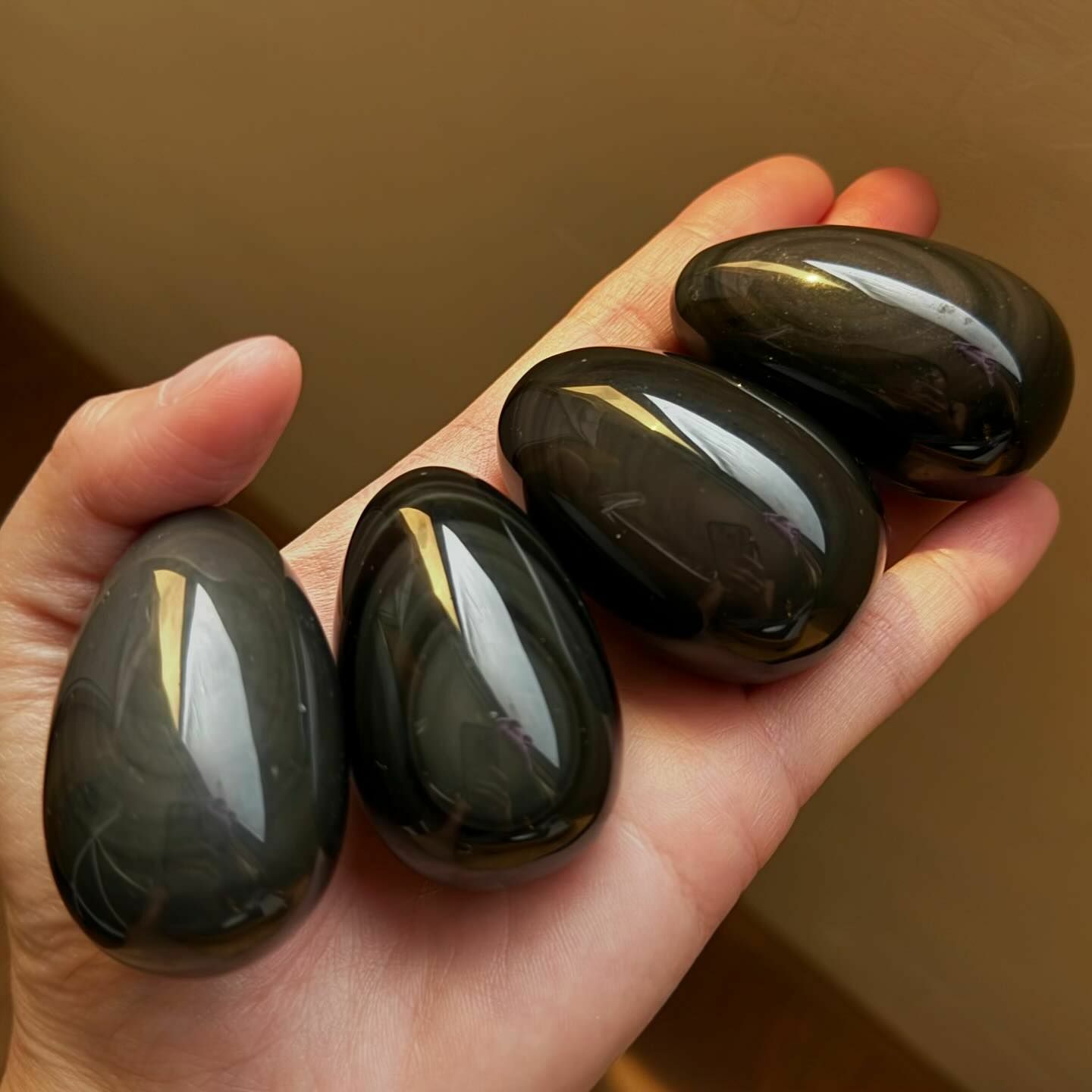 [原石] 彩虹黑曜石 蛋