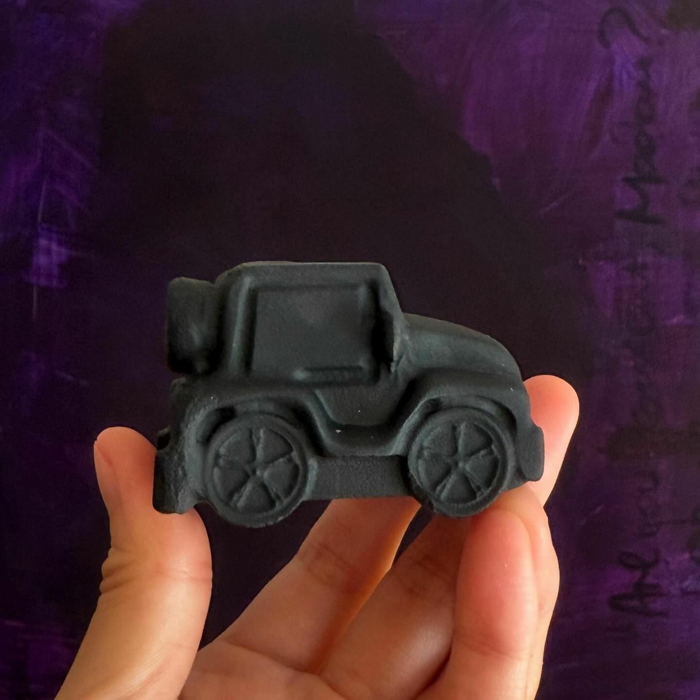 [原石] 黑曜石 吉普車 水晶擺件