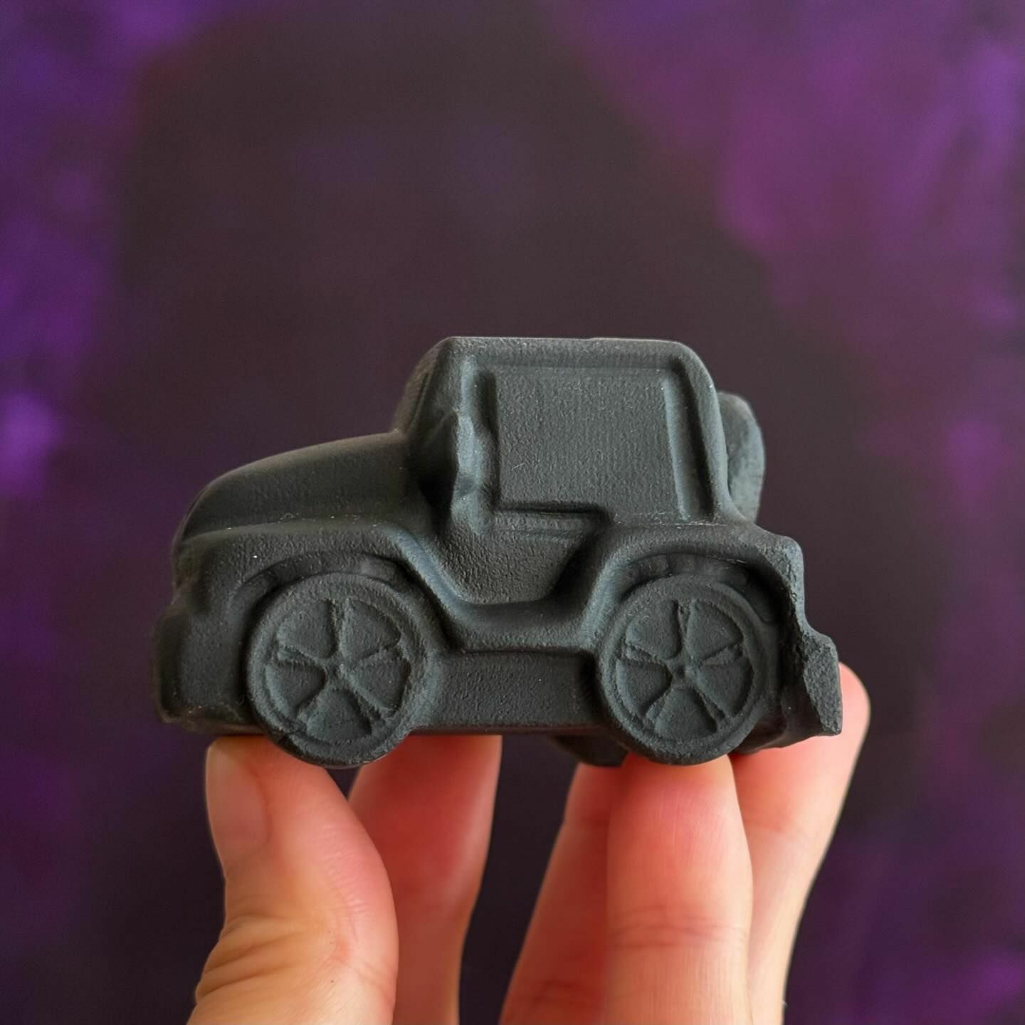 [原石] 黑曜石 吉普車 水晶擺件