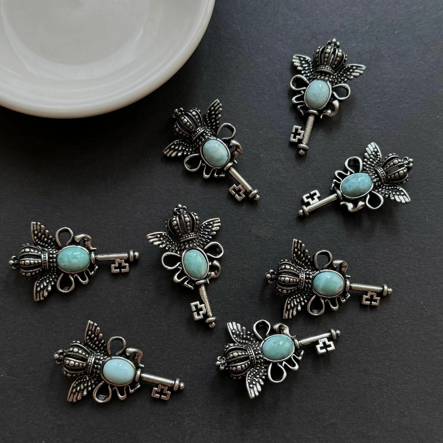 [原石] 拉利瑪海紋石 項鍊吊墜