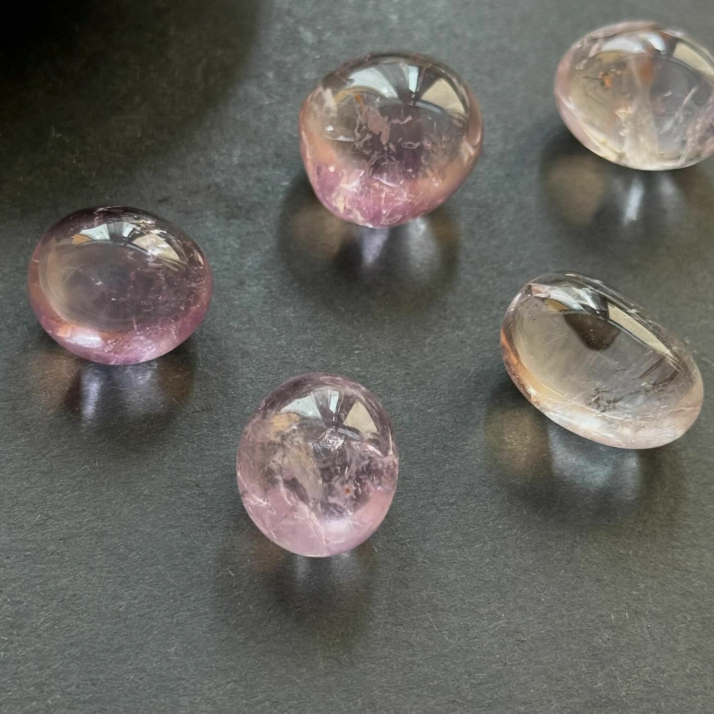 [原石] 巴西紫水晶 水晶滾石