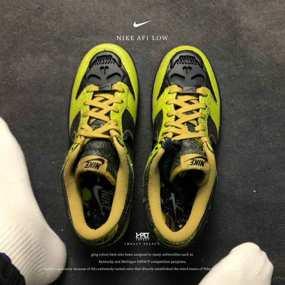 Nike Dunk Low 萬聖骷髏 黑綠 2024萬聖節限定 HV6103-300