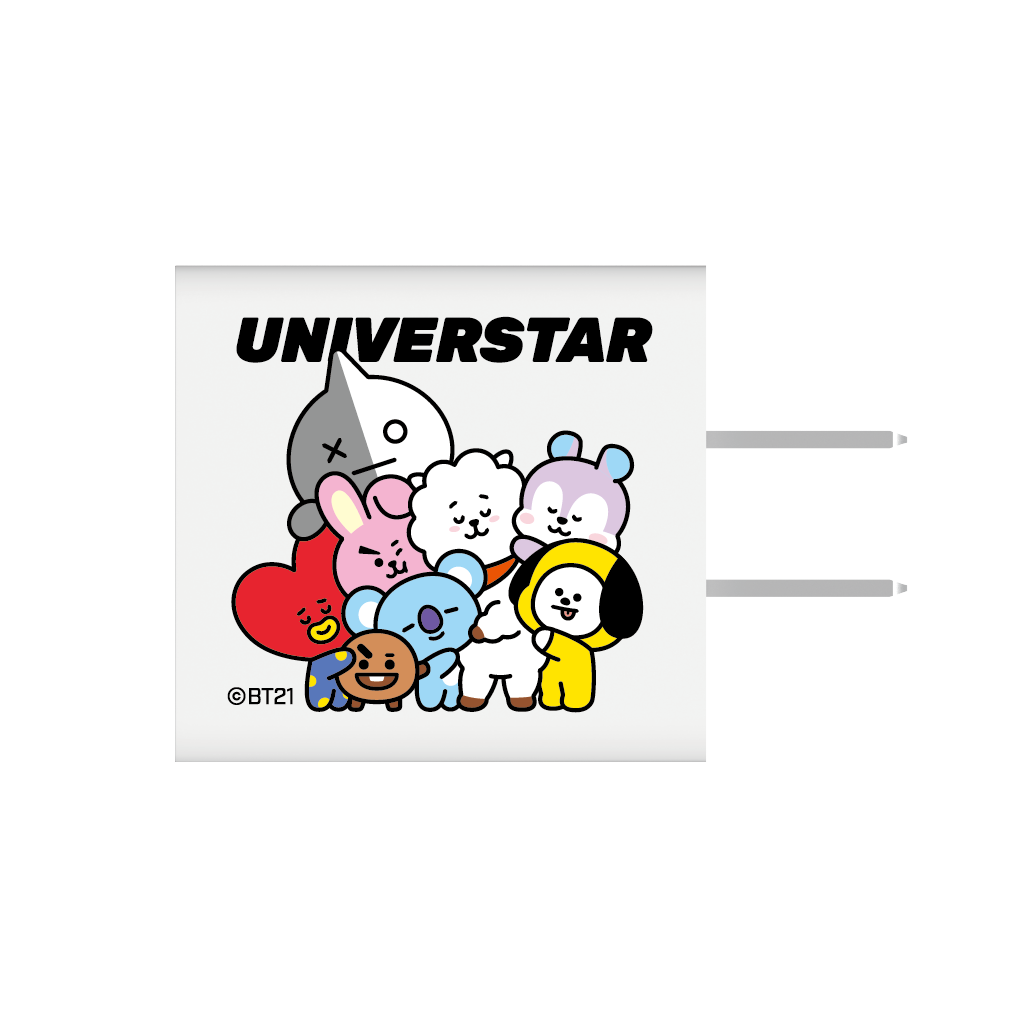 宇宙明星BT21 / 30W 雙孔快速PD電源供應器 - Universtar