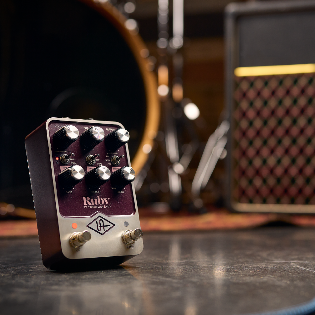 Universal Audio Universal Audio / Ruby '63 Top Boost Amplifier Emulation Pedal 效果器 (GPM-RUBY) <台灣代理公司貨> 第 4 張圖片｜三峽效果器