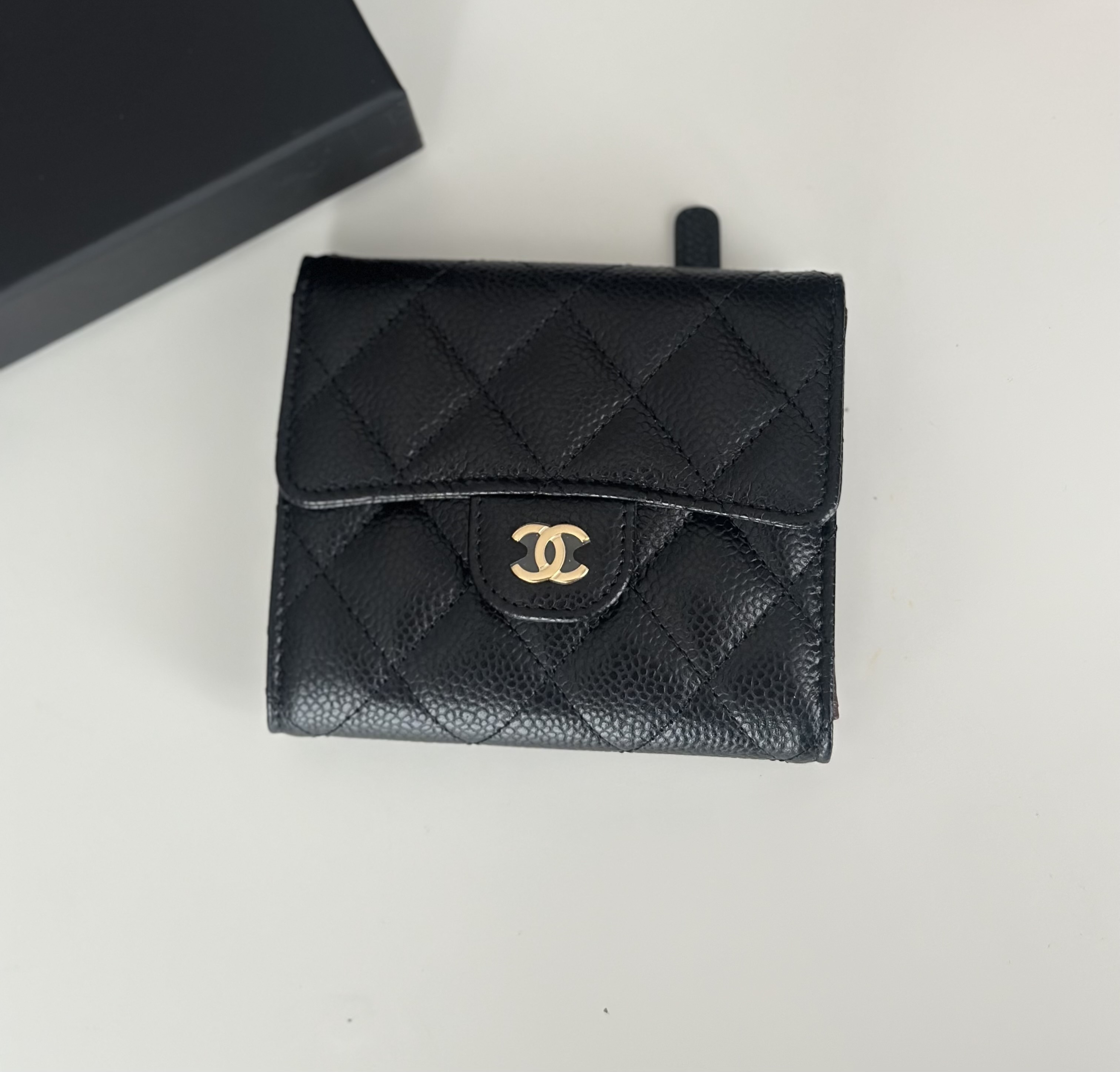 Chanel 3 fold wallet