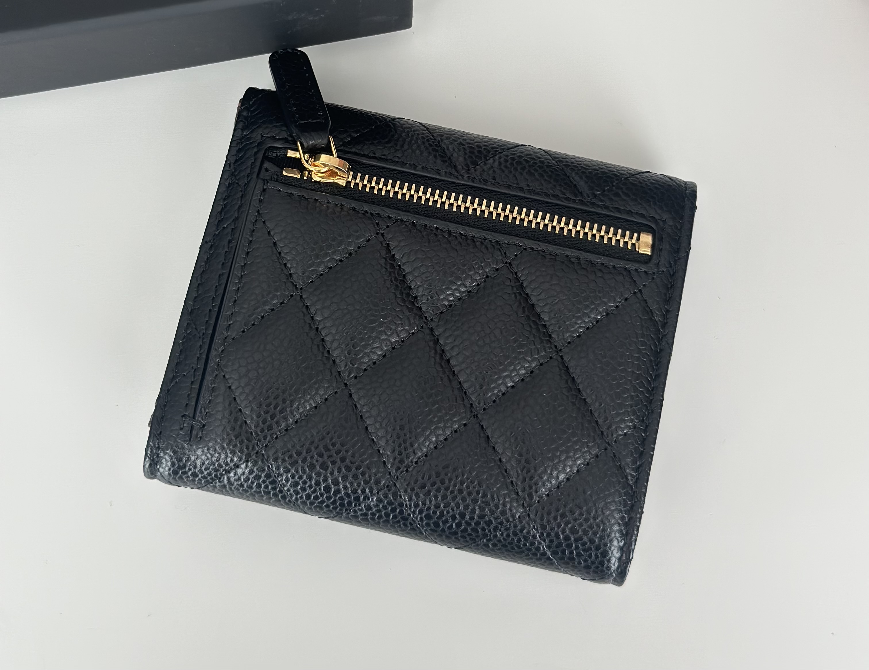 Chanel 3 fold wallet