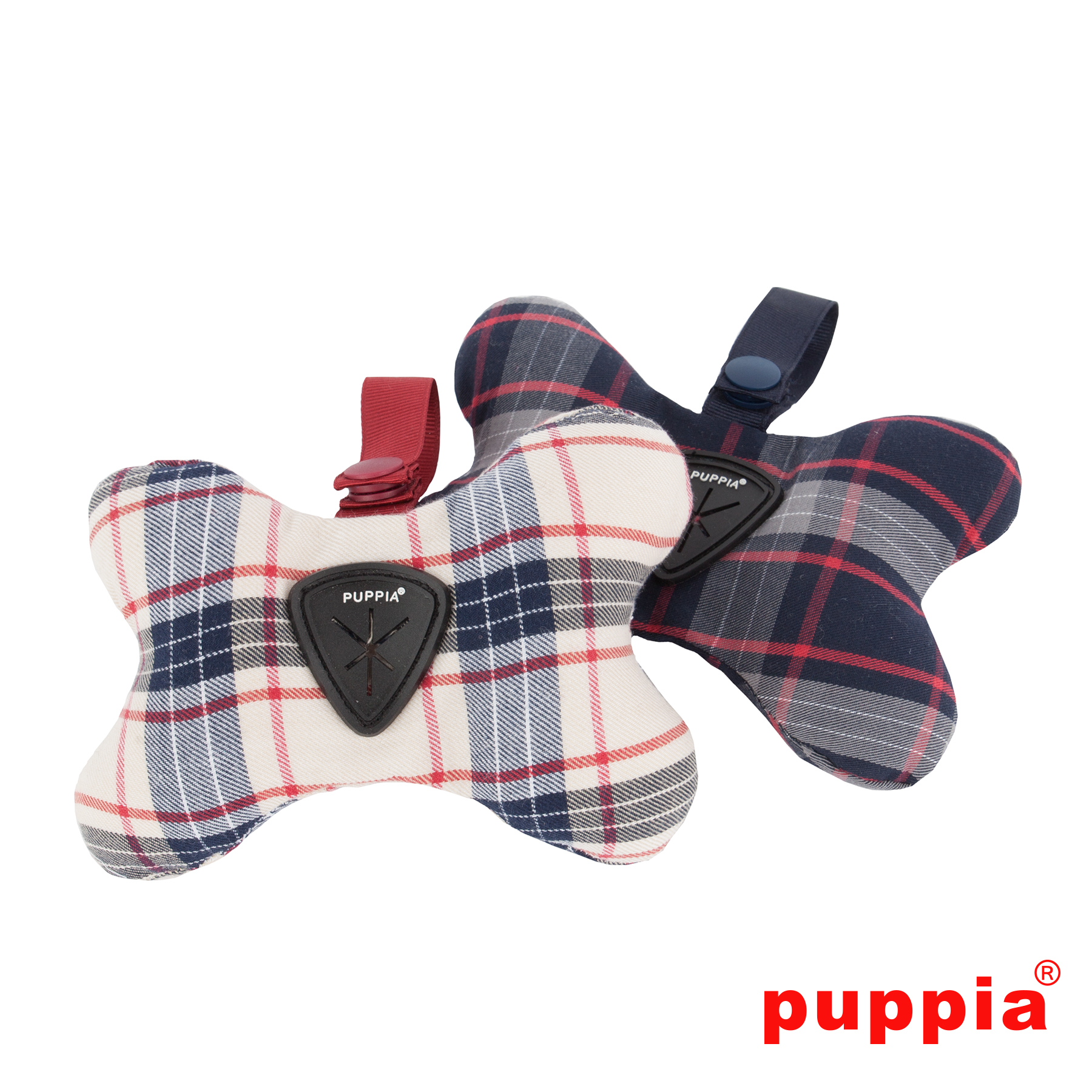 PUPPIA 骨形外出便袋包 (淺啡格紋, 深藍格紋) (WB1426)