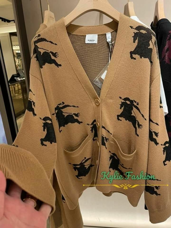 BBR 經典戰馬 logo V領 針織 開胸外套