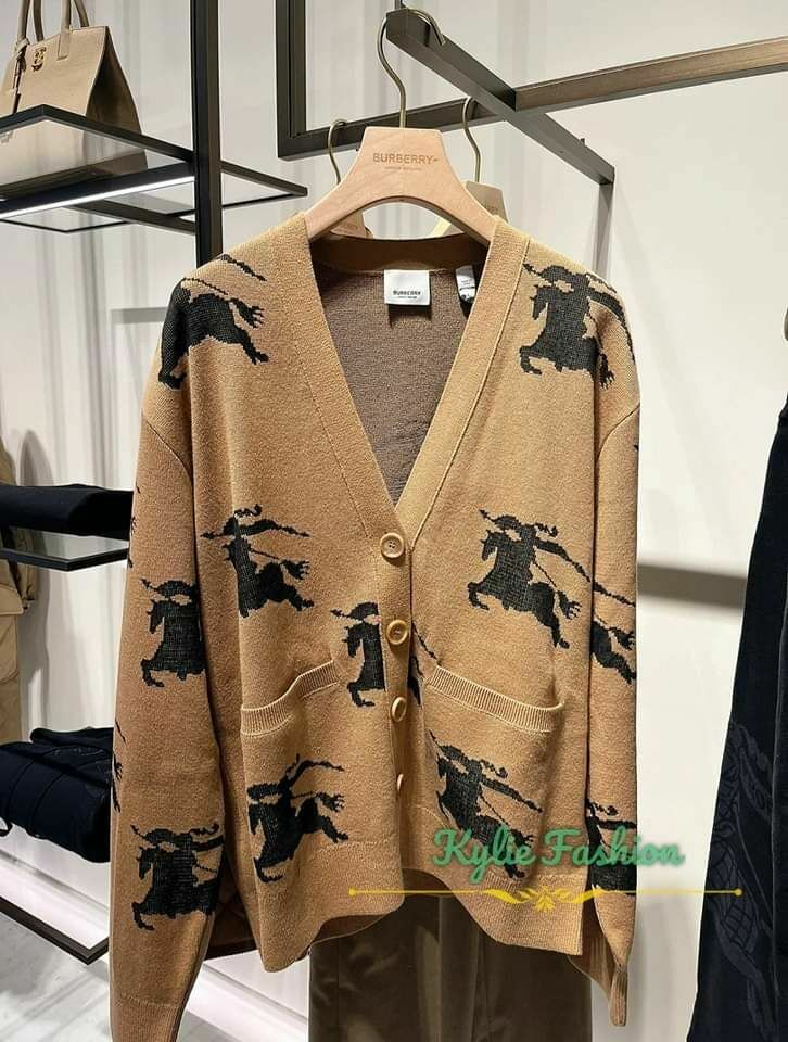 BBR 經典戰馬 logo V領 針織 開胸外套