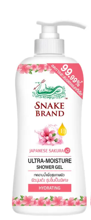 Snake Brand -泰國蛇牌薰衣草 味沐浴露450ml(單支)