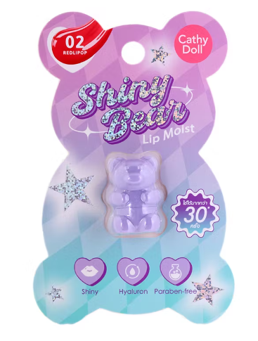 泰國 cathy doll 小熊潤唇膏 02 小辣椒