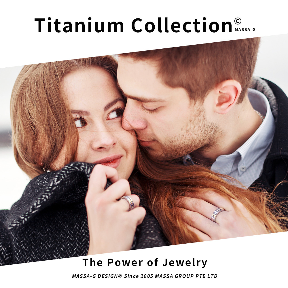 MASSA-G DECO系列【Waltz圓舞曲】純鈦對戒