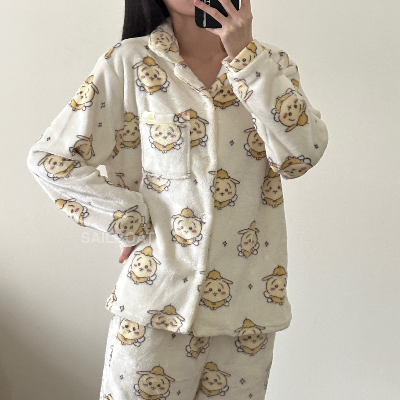 #現貨供應 SPAO 吉伊卡哇 聯名款 毛絨睡衣