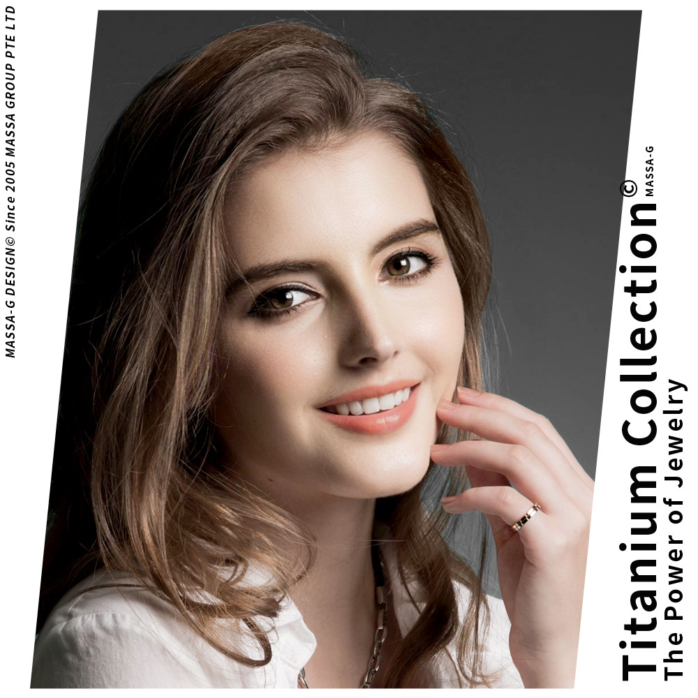 MASSA-G DECO系列【M. Class】 M05純鈦戒指-玫瑰金