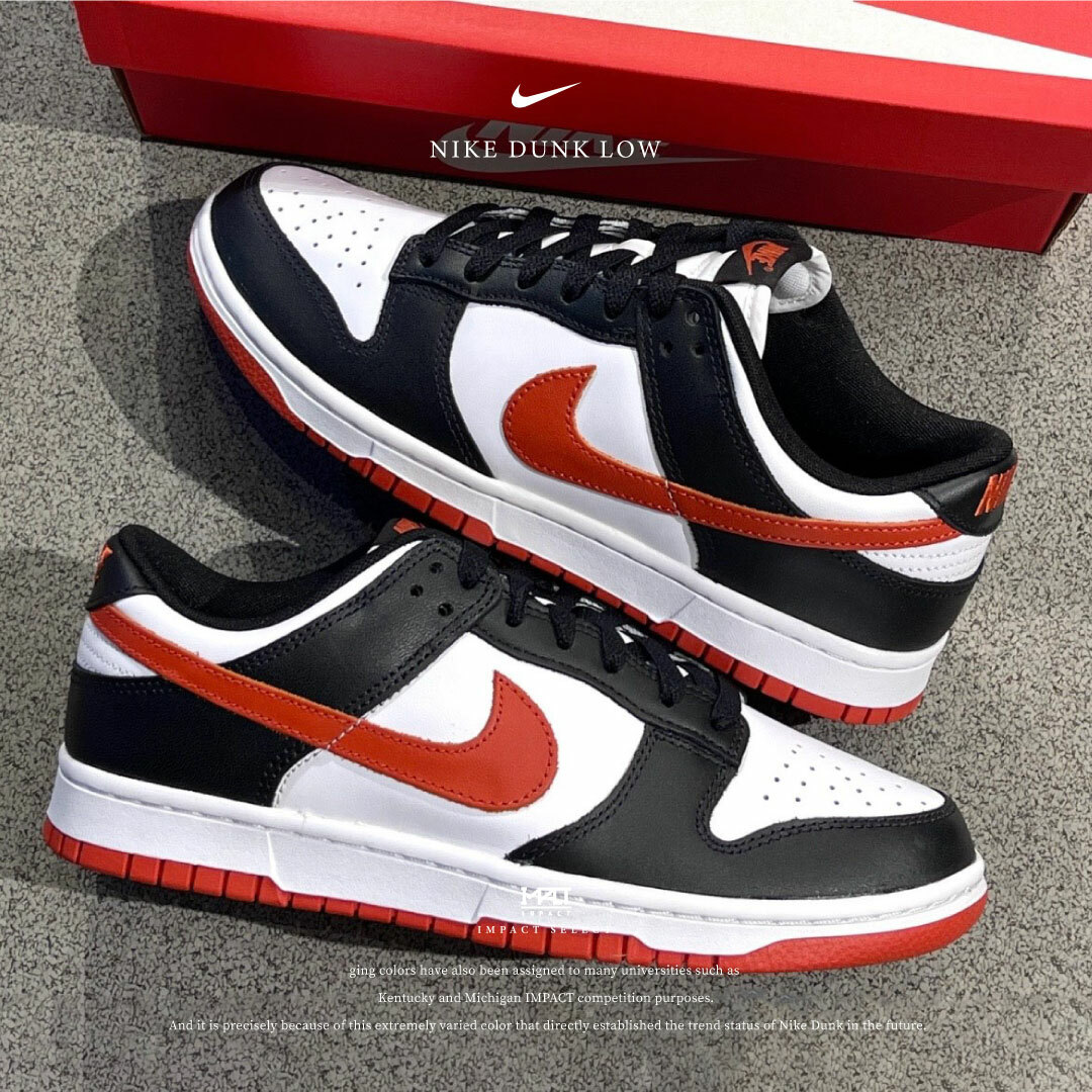 Nike Dunk Low 紅龍 紅勾熊貓 黑白紅 DV0833-108