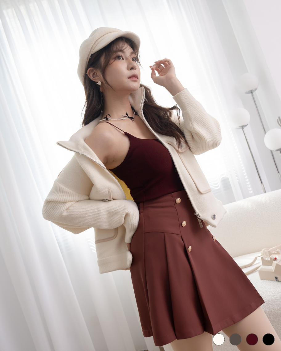 彈力磨毛親膚羅紋小可愛