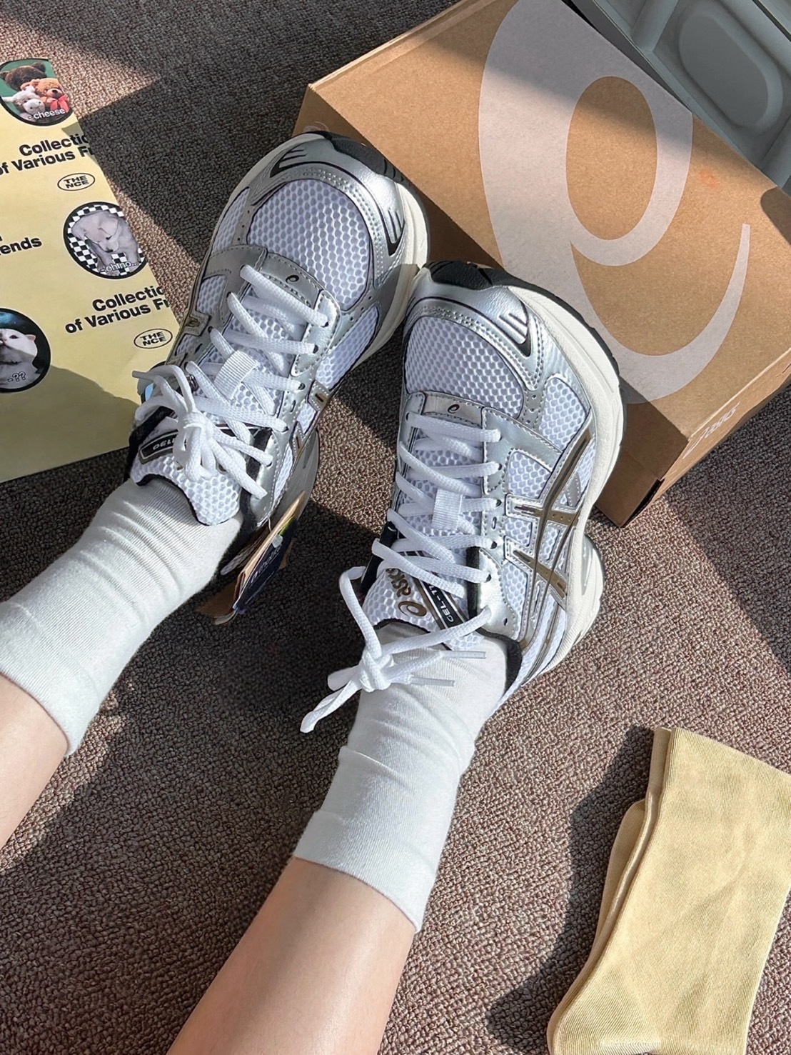 Asics Gel-1130 電鍍白棕