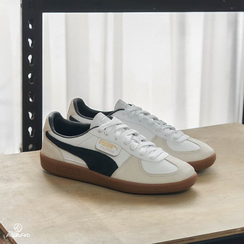 Puma Palermo Lth 男鞋 女鞋 白黑色 休閒 運動 復古 德訓鞋 ROSE同款 休閒鞋 39646401